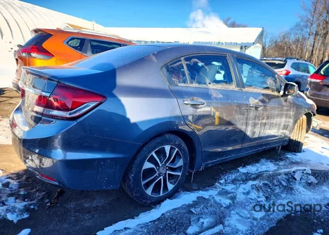 2013 Honda Civic Ex z USA, uszkodzony, nr VIN 2HGFB2F82DH559484